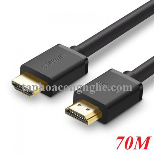 Ugreen 40594 70M màu Đen Cáp tín hiệu HDMI chuẩn 1.4 hỗ trợ phân giải 4K * 2K HD104 30040594